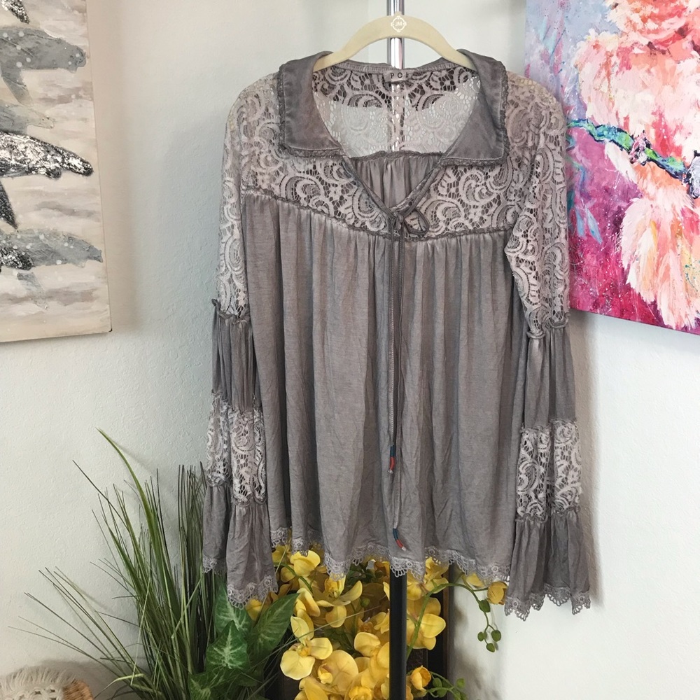 POL Long Sleeve Blouse Size Small